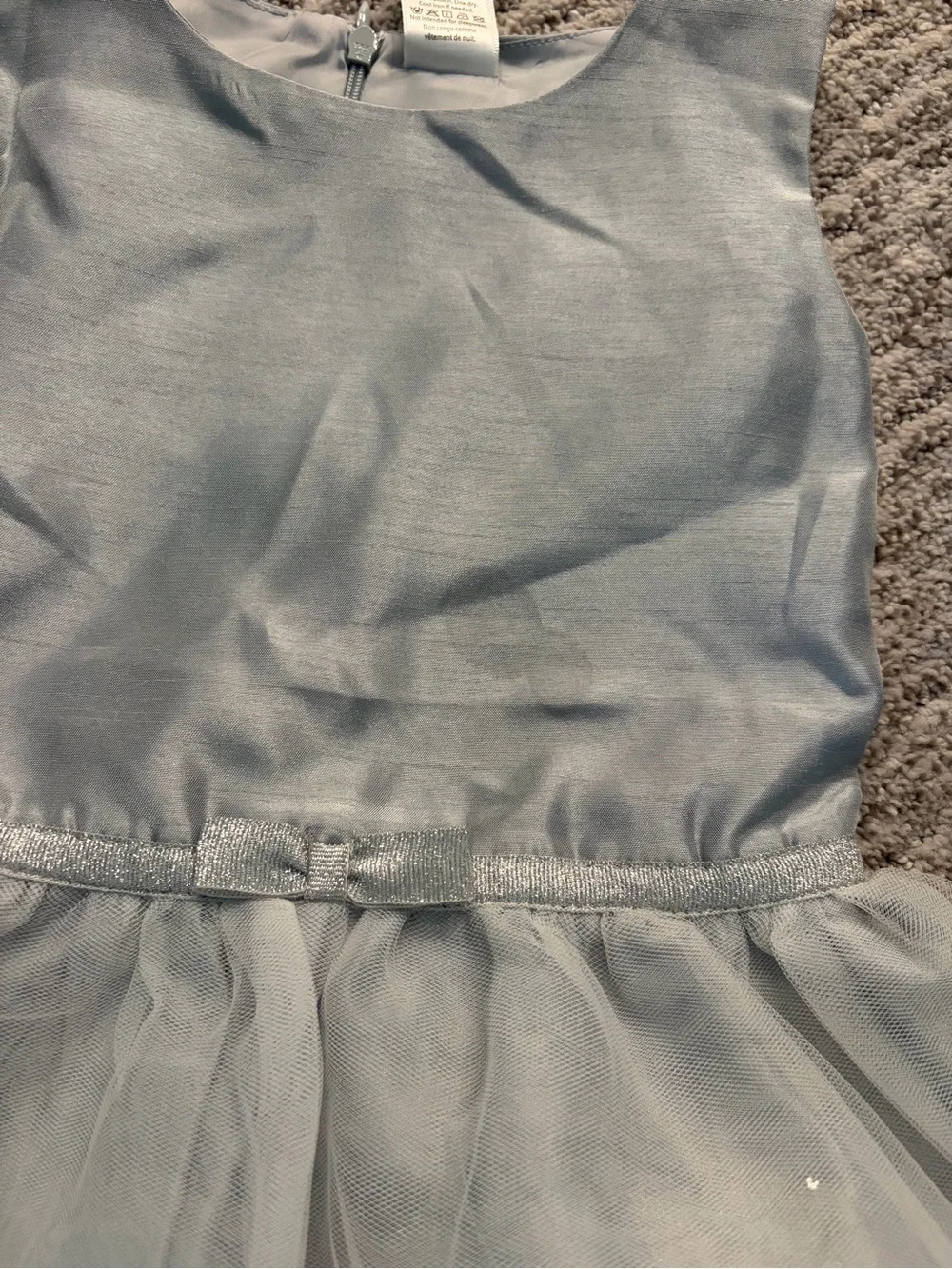 Gymboree Silver Tulle Dress